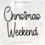 Christmas Weekend Font - Featured Image