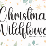 Christmas Wildflower Font - Featured Image
