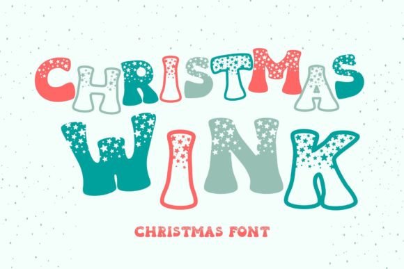 Christmas Wink Font - Featured Image