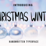 Christmas Winter Font Font - Featured Image