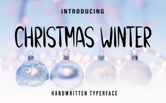 Christmas Winter Font Font - Featured Image