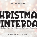 Christmas Winterday Font - Featured Image