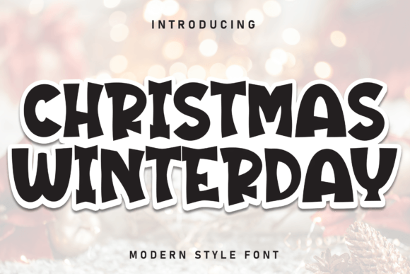 Christmas Winterday Font - Featured Image