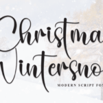 Christmas Wintersnow Font - Featured Image