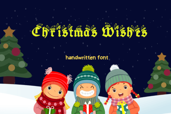 Christmas Wishes Font - Featured Image