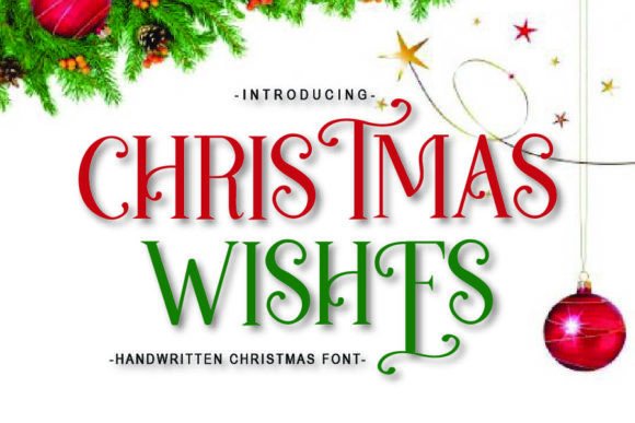 Christmas Wishes Font - Featured Image