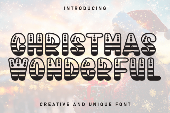 Christmas Wonderful Font - Featured Image