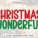 Christmas Wonderful Font - Featured Image