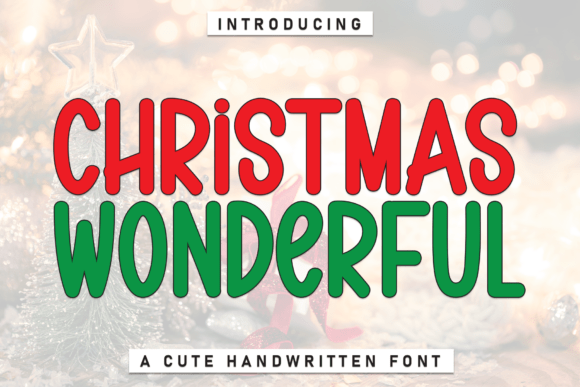 Christmas Wonderful Font - Featured Image