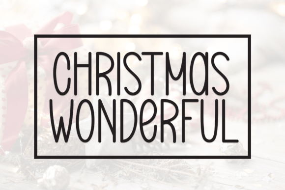 Christmas Wonderful Font - Featured Image