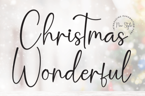 Christmas Wonderful Font - Featured Image