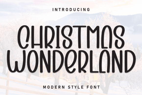 Christmas Wonderland Font - Featured Image