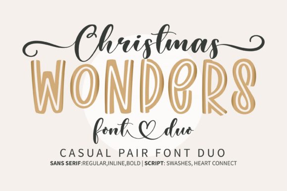Christmas Wonders Font - Featured Image