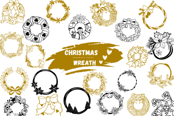 Christmas Wreath Font - Featured Image