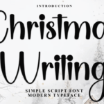 Christmas Writing Font - Featured Image
