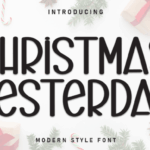 Christmas Yesterday Font - Featured Image