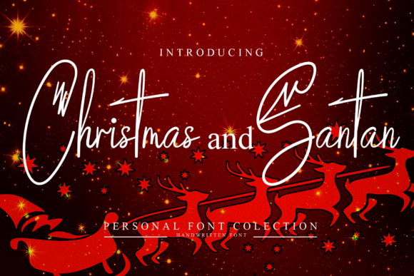 Christmas and Santan Font - Featured Image