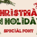 Christmas in Holiday Font - Featured Image