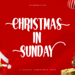 Christmas in Sunday Font - Featured Image