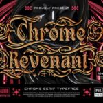 Chrome Revenant Font - Featured Image