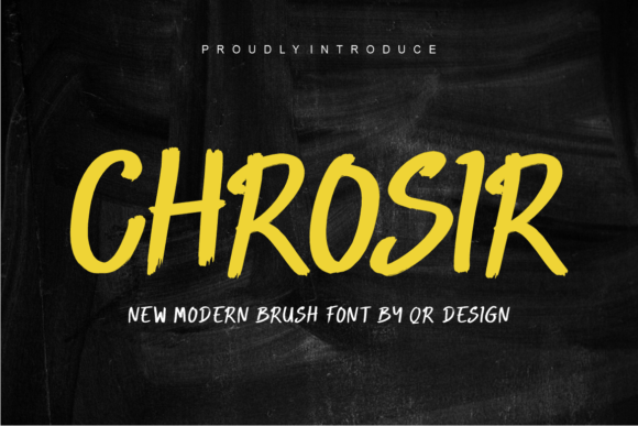 Chrosir Font - Featured Image
