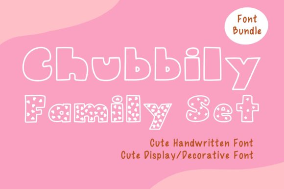 Chubbily Family Set Font - Featured Image