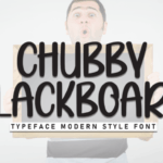 Chubby Blackboard Font - Featured Image