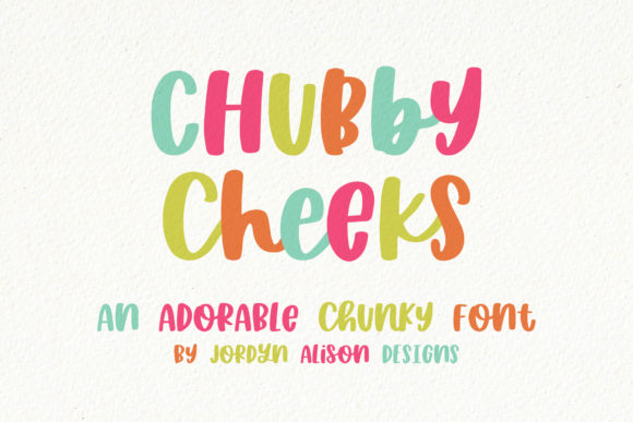 Chubby Cheeks Font - Featured Image