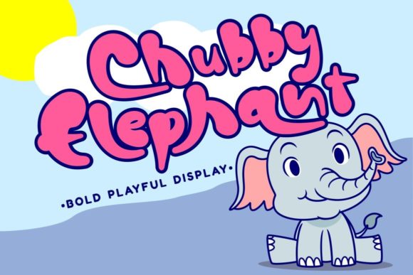 Chubby Elephant Font - Featured Image