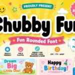 Chubby Fun Font - Featured Image