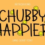 Chubby Happier Font - Featured Image