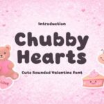 Chubby Hearts Font - Featured Image
