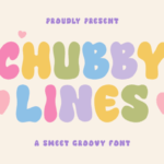 Chubby Lines Font - Featured Image