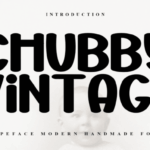 Chubby Vintage Font - Featured Image