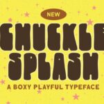 Chuckle Splash Font - Featured Image