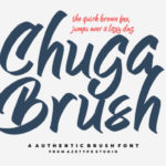 Chuga Brush Font - Featured Image