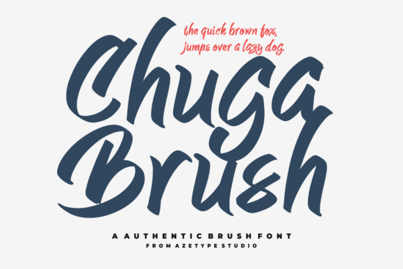 Chuga Brush Font - Featured Image