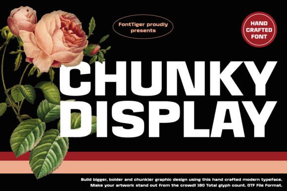 Chunky Display Font - Featured Image
