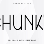Chunky Font - Featured Image