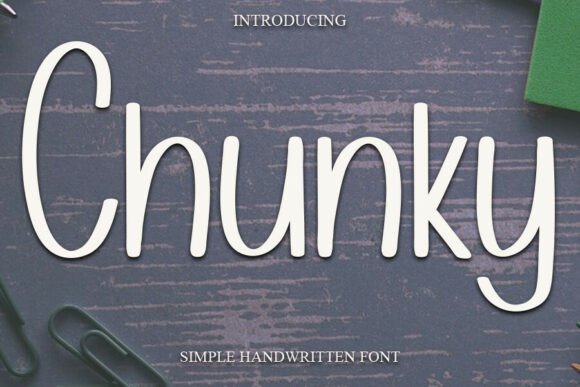 Chunky Font - Featured Image
