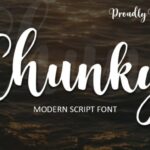 Chunky Font - Featured Image