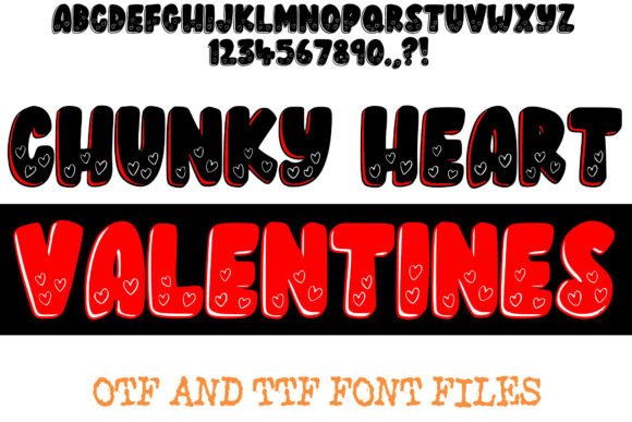 Chunky Heart Valentines Font - Featured Image