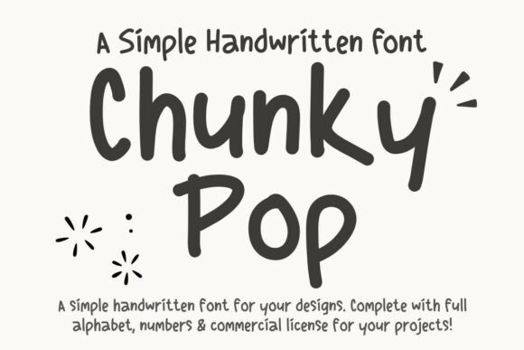 Chunky Pop Font - Featured Image