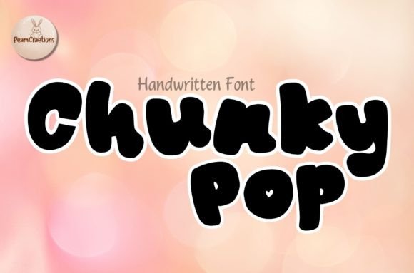 Chunky Pop Font - Featured Image
