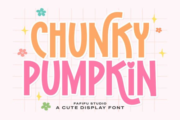Chunky Pumpkin Font - Featured Image