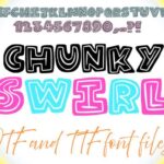Chunky Swirl Font - Featured Image