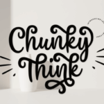 Chunky Think Font - Featured Image