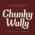 Chunky Wally Font - Featured Image