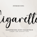 Cigarette Font - Featured Image