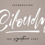 Ciloudy Font - Featured Image